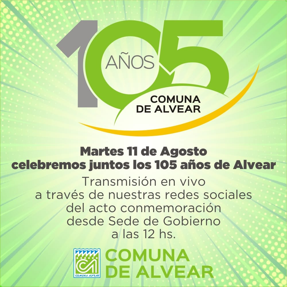 Alvear cumple 105 años