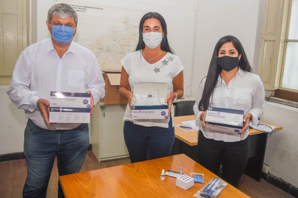 La municipalidad recibió 600 test rápidos