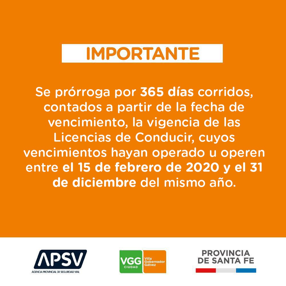 Se extiende por 365 días la licencia de conducir