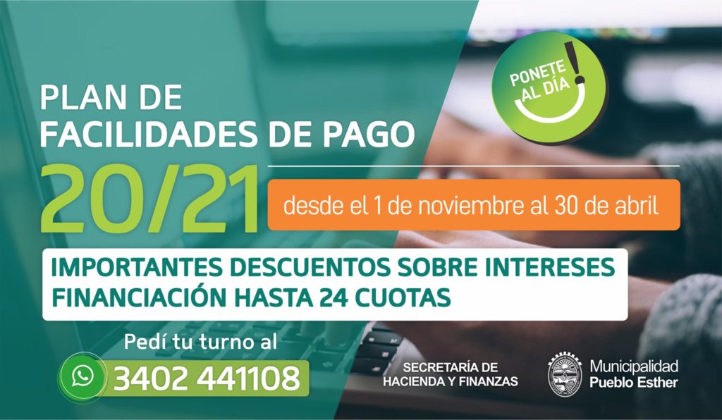 Plan de facilidades en Pueblo Esther: se extendió hasta abril