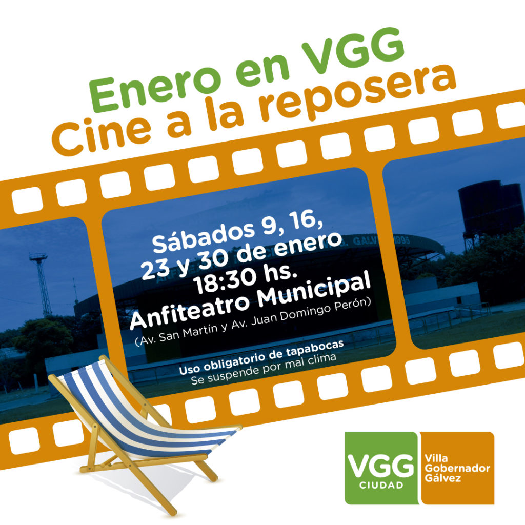 Inicia un ciclo de cine a la reposera en el anfiteatro