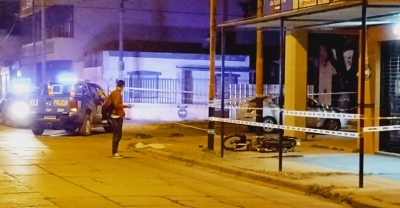 Impactante accidente de tránsito en V. G. Gálvez
