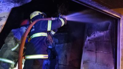 Se incendió una casa en Parque Alegre