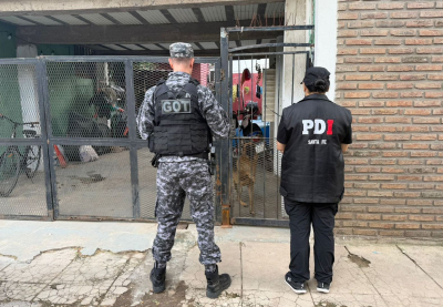 V.G.Gálvez: una mujer y un menor aprehendidos tras allanamientos por abuso de arma