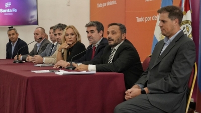 Luego de 30 allanamientos las autoridades dieron una conferencia de prensa