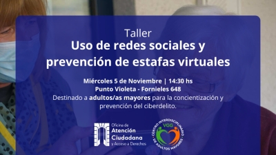 TALLER DE PREVENCIÓN DE ESTAFAS VIRTUALES
