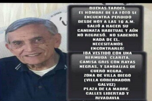 Desesperada búsqueda de un hombre de VGG