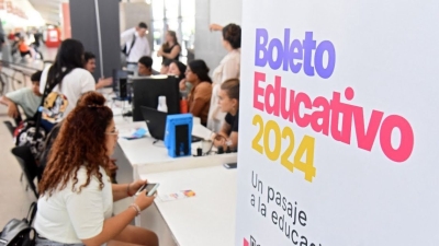 Este lunes se reactiva el Boleto Educativo tras el receso invernal