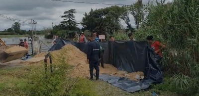 &quot;Fueron 72 horas de trabajo en Pueblo Esther, sin parar, por las lluvias&quot; dijo Luis Ayala