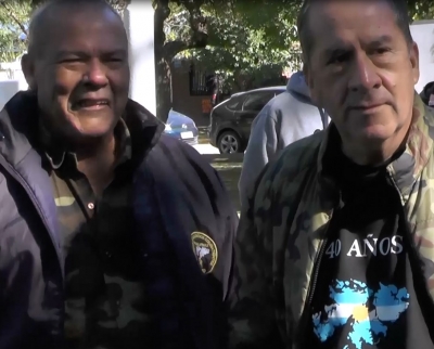 Inauguración del Monumento a Veteranos y Caídos en Malvinas en Alvear