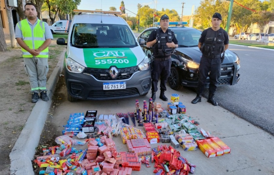 17 remisiones por alcoholemia y más de $1.000.000  de secuestro de pirotecnia en P. Esther