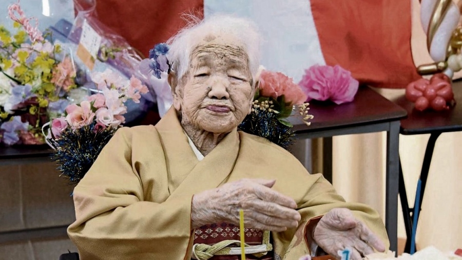 Murió Kane Tanaka, la mujer más vieja del mundo