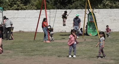 La plaza se llama &quot;Don Basilio&quot; por el vecino que la cuida