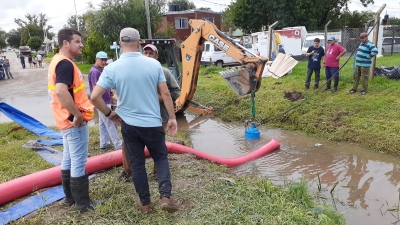 Coordinan la asistencia a localidades del sur afectadas por las intensas lluvias