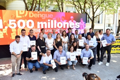 Dengue: la Provincia entregó insumos y equipamiento a 120 localidades