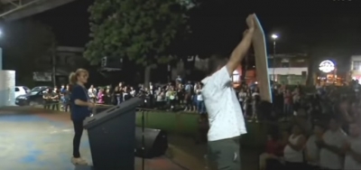 Marcha en V.G Gálvez para pedir justicia por el joven asesinado el fin de semana