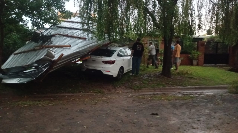 Temporal en Pueblo Esther: equipos municipales trabajan en la emergencia