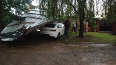 Temporal en Pueblo Esther: equipos municipales trabajan en la emergencia