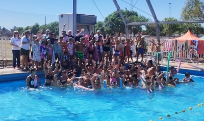 Ricci y Goity, visitaron las “Escuelas De Verano” de V.G.Gálvez