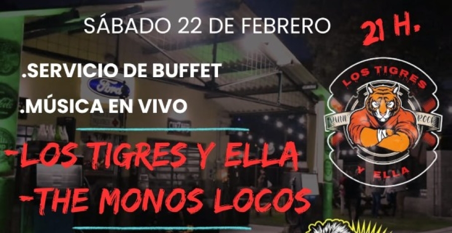 “Los Tigres y Ella” celebrarán su segundo aniversario con una noche de música y gastronomía en El Triunfo - Museo Bar