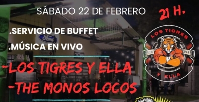 “Los Tigres y Ella” celebrarán su segundo aniversario con una noche de música y gastronomía en El Triunfo - Museo Bar