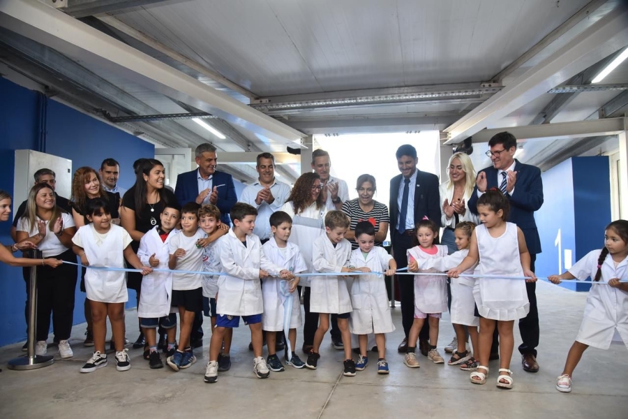 Pueblo Esther celebró la inauguración oficial de la Escuela Primaria N° 1409