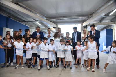 Pueblo Esther celebró la inauguración oficial de la Escuela Primaria N° 1409