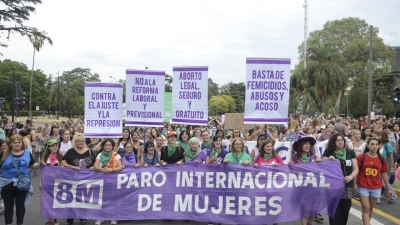 Postergaron la marcha del 8M, por la ola de violencia en la región