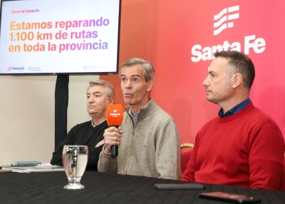 Repararán 1.100 km de rutas santafesinas