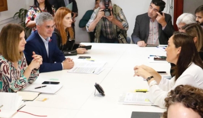 Gonnet visitó Diputados