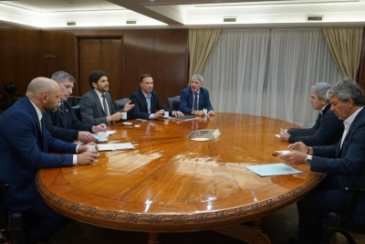 Pullaro, Olivares, Puccini t Enrico se reunieron con Caputo