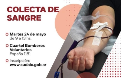 Colecta de sangre en la ciudad de Pueblo Esther