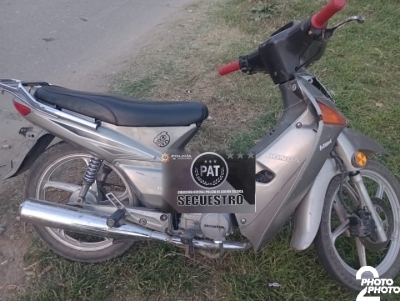 Recuperan moto robada en V. G. Gálvez