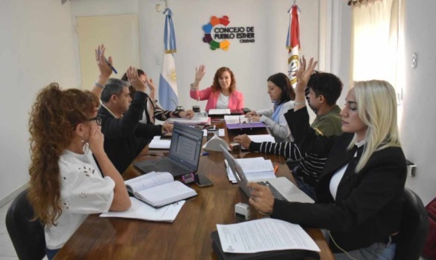 Pueblo Esther: el Concejo aprobó seis proyectos durante la 95.ª Sesión Ordinaria