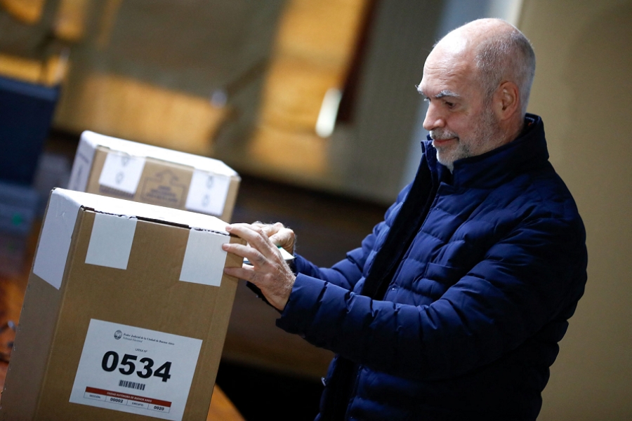 Horacio Rodríguez Larreta luego de su voto pidio que "se expresen y vayan a votar"
