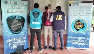 Engañaba a menores con incapacidad intelectual para que le enviaran material íntimo y fue detenido