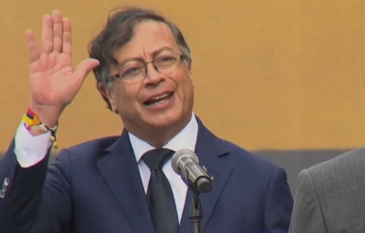 Asumió Petro, el primer presidente de izquierda de la historia de Colombia