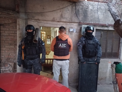 Luego de una larga investigación, se llevaron adelante varios allanamientos en la ciudad de VGG y Rosario