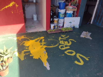 Actos de vandalismo y agresiones en La Comunitaria