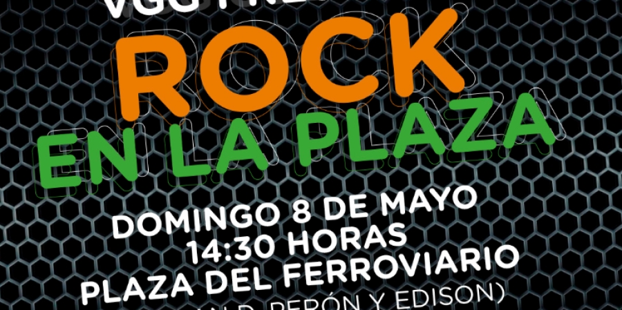 Este domingo se realizará el festival "Rock en la Plaza"