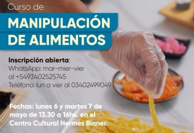 Inscriben a curso de manipulación de alimentos
