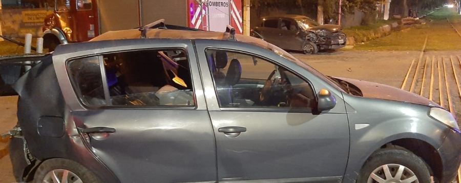 Accidente en Ruta 21 al ingreso de Alvear