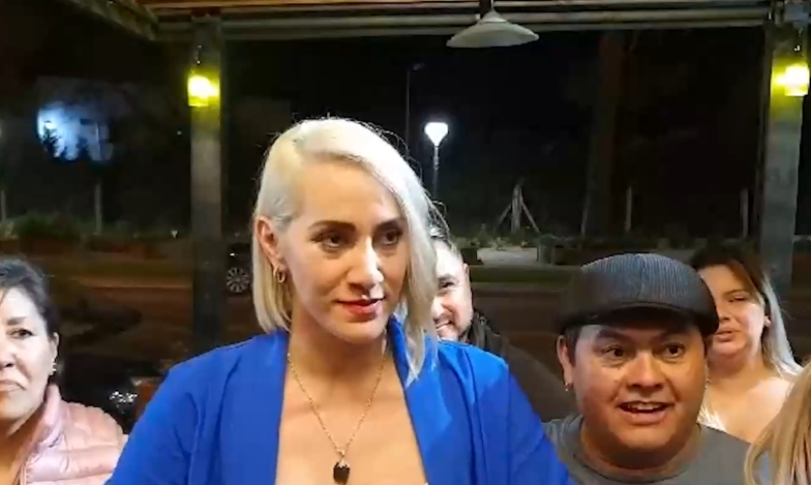 &quot;Muy agradecida con la gente que nos votó&quot; dijo Kiney Compiano