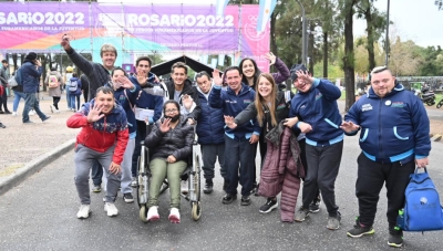 Instituciones visitan los Juegos Suramericanos