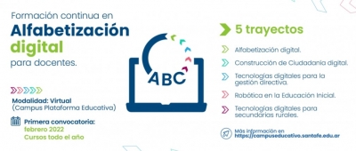 Comenzaron la primera etapa del plan de formación en alfabetización digital