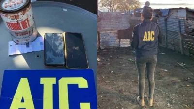 Un detenido en V. G. Gálvez por la grave amenaza a los medios colocada en la puerta de Telefe Rosario