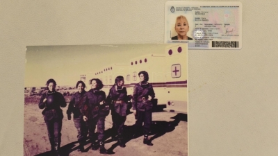 Recibió su DNI como "heroína de guerra"