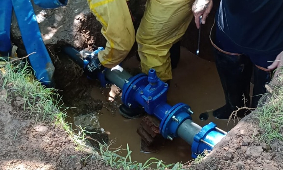 Si agua hasta las 14hs en V.G.Gálvez