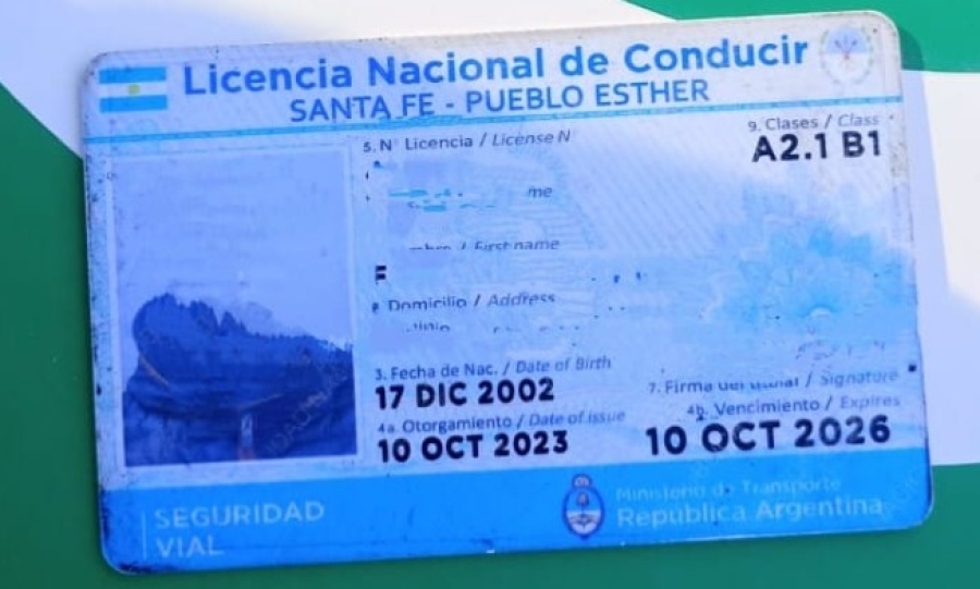 Detienen a un hombre con licencia de conducir apócrifa en Pueblo Esther
