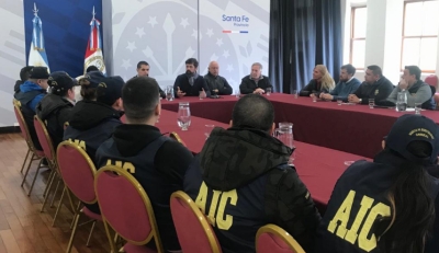 Reunión clave entre la Brigada de Balaceras de la AIC y la Cámara de Comerciantes